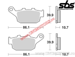 Placute frana spate - SBS 614HF (ceramice) - (SBS)