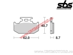 Placute frana spate - SBS 632HF (ceramice) - (SBS)