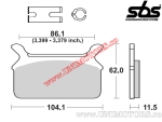 Placute frana spate - SBS 668LS (metalice / sinterizate) - (SBS)