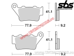 Placute frana spate - SBS 675RSI (metalice / sinterizate) - (SBS)