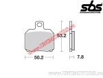 Placute frana spate - SBS 730LS (metalice / sinterizate) - (SBS)