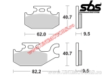 Placute frana spate - SBS 754SI (metalice / sinterizate) - (SBS)
