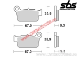 Placute frana spate - SBS 790RSI (metalice / sinterizate) - (SBS)