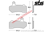 Placute frana spate - SBS 830LS (metalice / sinterizate) - (SBS)