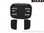 Plaque d'adaptation pour boîte arrière SH26 / SH37 noire - Aprilia Arrecife 125 / BMW C 400 GT ABS / C Evolution ABS Long - Sh