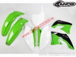 Plastic Kit (white / green / black) - Kawasaki KX 450 F 4T ('10-'11) - UFO