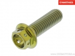 Pro Bolt M8 x 1.25 x 25 mm hexagonális csavar titanium Racing arany - JM