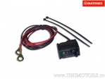 Probador de batería de 12V con montaje universal en manillar o jarra - JM