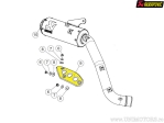 Proteção Térmica Escapamento - YAMAHA XSR 700 ABS ('16-'20) / XSR 900 ABS ('16-'21) - Akrapovič