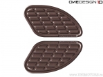 Protección Lateral de Depósito Soft Touch Retro 170 x 93.5 mm Marrón Aspecto de Piel - OneDesign Bike