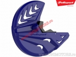 Protectie disc frana fata albastra Yamaha YZ 125 / YZ 250 2T / YZ 250 F 4T / YZ 450 F ('08-'19) - Polisport