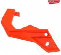 Protectie inferioara furca portocalie Polisport - KTM EXC 125 ('03-'15) / KTM EXC 125 Sixdays ('09-'15) - JM