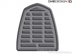 Protectie rezervor Soft Touch Retro 90 x 102 mm gri aspect piele - OneDesign Bike