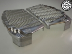 Protectii radiator argintii  - KTM EXC / EXC TPI ('17-'19) / SXF ('16-'19) / Husqvarna TE / TC ('17-'19) - Bullet Proof Designs