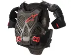 Protector de piept A-6 - Negru, Roșu, Antracit - Adult - XL/2XL - 27011072