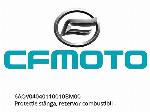 Protector izquierdo, tanque de combustible - 6AQV04040110010BM00 - CFMOTO