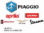 Purge valve bracket - 2B007741 - Piaggio