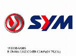 R CRANK CASE COVER COMP.(GY-7520U) - 11330BAA009 - SYM