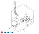 Racord carburator - filtru aer - Suzuki AN 125 ('95-'00) / AN 150 ('95-'99) 4T AC 125-150cc - Suzuki