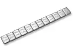 Radgewichte - Pulverbeschichtet, Silber - 03650011