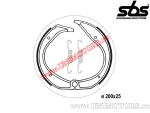 Rear brake pads - 200x25mm SBS 2140 - (SBS)