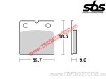 Rear brake pads - SBS 554HF (ceramic) - (SBS)