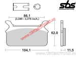 Rear brake pads - SBS 668HF (ceramic) - (SBS)