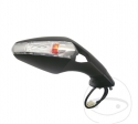 Rechter schwarzer Spiegel mit Blinker - Derbi GPR 125 2T Racing ('05-'09) - JM