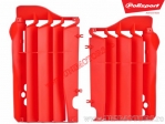 Red radiator guards for Honda CRF 250 R ('14-'15) - Polisport