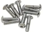 Replacement Button Head Bolts - Chrome, Silver, Polished - DS190822