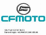 Rh panel - 6GU#04001260010BU00 - CFMOTO
