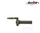Right handlebar (throttle control) black Domino housing for single cable model - 36 mm / 65° - JM