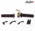 Right handlebar (throttle control) gold body Domino KRR03 maximum stroke 45.0 mm - JM