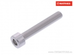 Round cap screw Pro Bolt M5 x 0.80 x 30 mm silver aluminum - JM