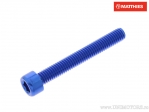 Round cap screw Pro Bolt M6 x 1.00 x 45 mm aluminum blue - JM