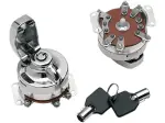 Round Key Internal Contact Switch - Chrome - 09090202