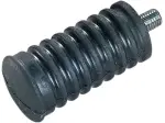 Rubber Replacement Driver Foot Pegs and Shifter Peg - Black, Zinc, Polished - DS241050