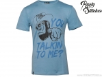 Rusty Stitches Freizeit-T-Shirt #102 (Talking To Me) Blue (blau) - Rusty Stitches