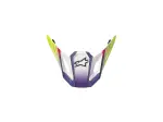 S-M7 Fuse Helmet Visor - Purple, White, Yellow - Adult - One Size - 01321878