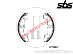 Sapatas de freio dianteiras - 160x21mm SBS 2085 - (SBS)
