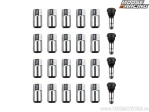 Satz mit 20 Radmuttern M12 x 1,50 - Farbe: Chrom - Moose