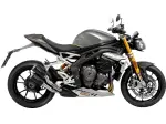 Schalldämpfer LV-10 Slip-On Mattschwarz - TRIUMPH SPEED TRIPLE 1200 RR ABS ('22-'24) - Leo Vince