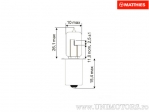 Scheinwerferlampe HS2 PX13.5S 6V 15W - JM