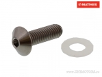 Schraubenkappe Pro Bolt M6 x 1.00 x 20 mm Titan gri - JM