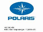 Schweiß-Handgriff rechts mattschwarz - 1020380-458 - Polaris