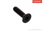 Screw cap countersunk Allen Pro Bolt M4 x 0.70 x 15 mm black aluminum - JM
