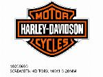 SCREW,BTN HD TORX, M6X1.0-20MM - 10200690 - Harley-Davidson