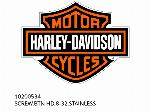 SCREW,BTN HD,8-32,STAINLESS - 10200534 - Harley-Davidson
