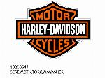SCREW,BTN,TORX,W/WASHER - 10200644 - Harley-Davidson