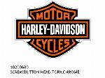 SCREW,BUTTON HEAD TORX,CHROME - 10200680 - Harley-Davidson